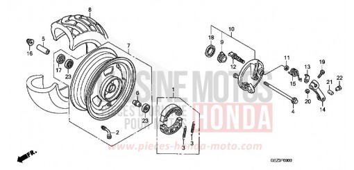 FRONT WHEEL NPS506 de 2006